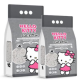 Areia Hello Kitty Carvão Ativado 5L 100% Bentonite Branca Areia Hello Kitty Carvão Ativado 5L 100% Bentonite Branca