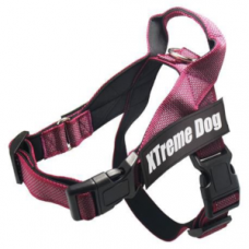 Peitoral Xtreme Dog Classic M Rosa Escuro